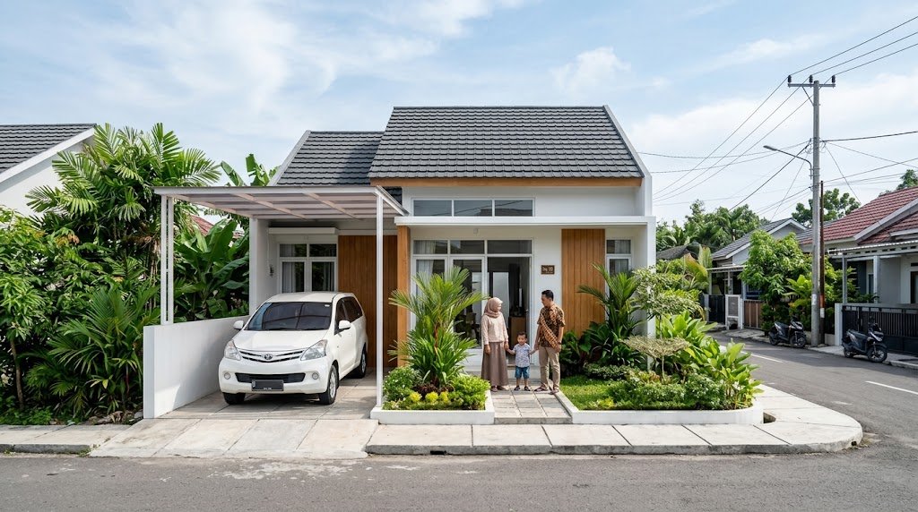 Rumah minimalis Palangkaraya yang nyaman untuk keluarga